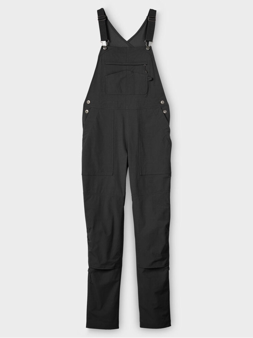 Duluth Trading Company Women's Flexpedition Bib Overalls Dark Grey S 29
